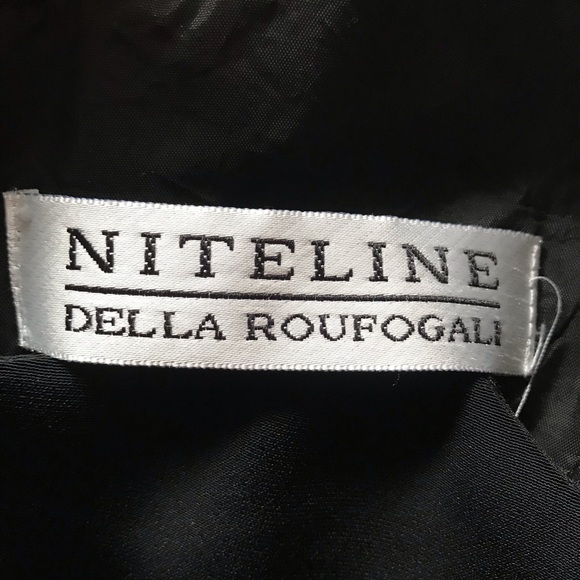SOLD Niteline Della Roufogali Little Black Dress - Picture 5 of 5
